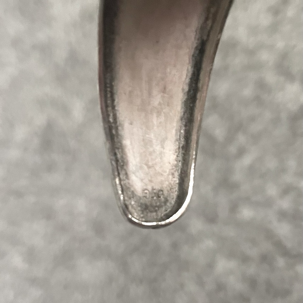 950 Silver Cuff Bangle - image 2